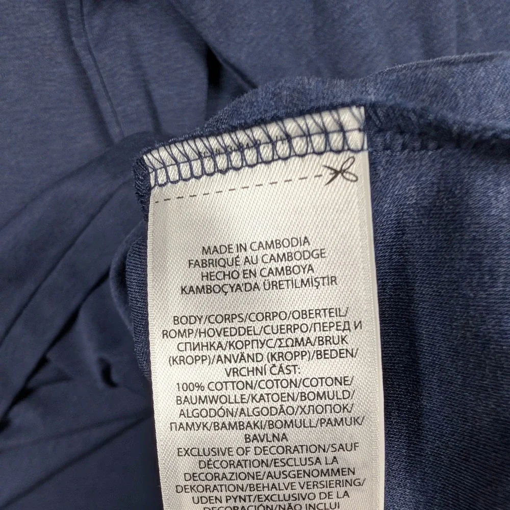 Polo Ralph Lauren Polo Shirt Mens 4XB Navy Long‎ Sleeve Tipped Collar Pony NEW